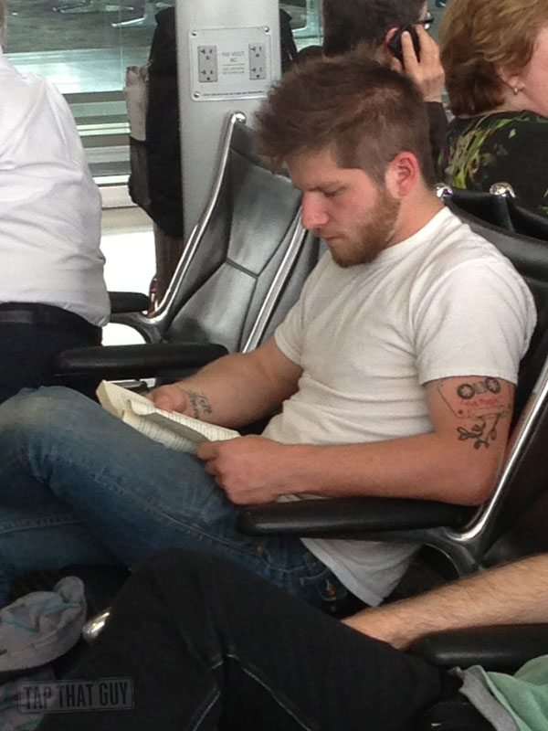 man reading 17